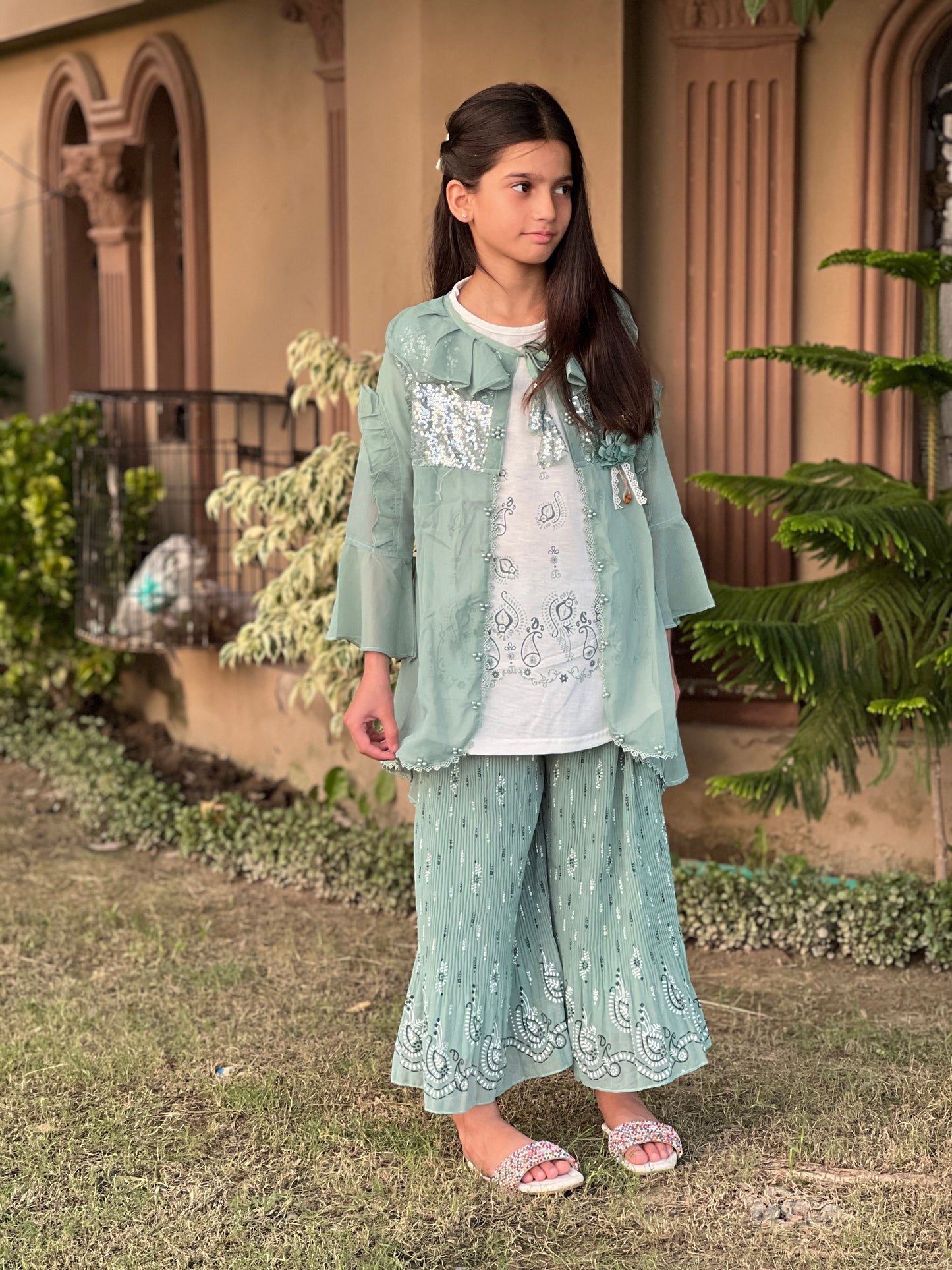 Gown Plazo Set - By Ayat World